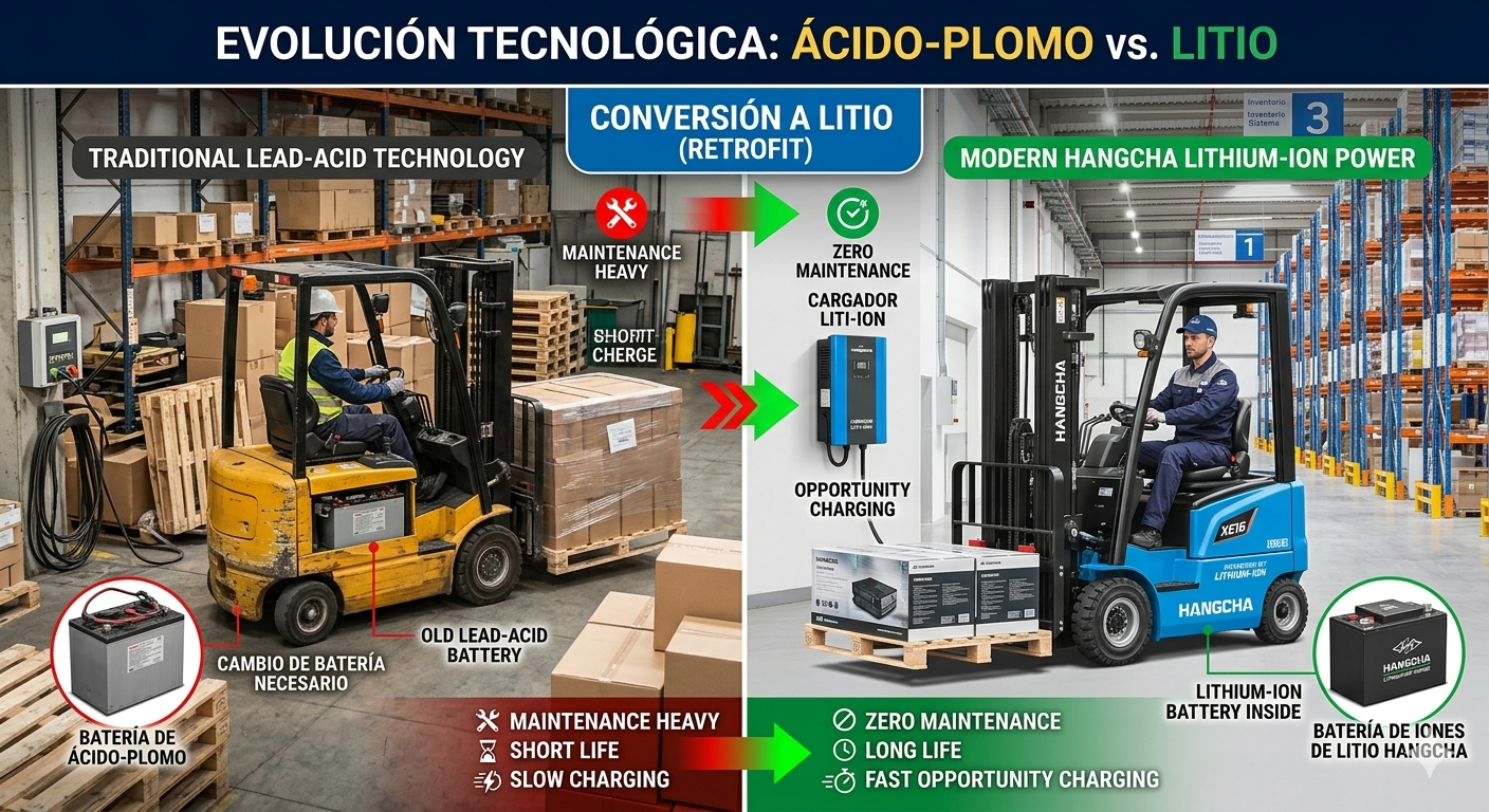Batería de litio Hangcha
